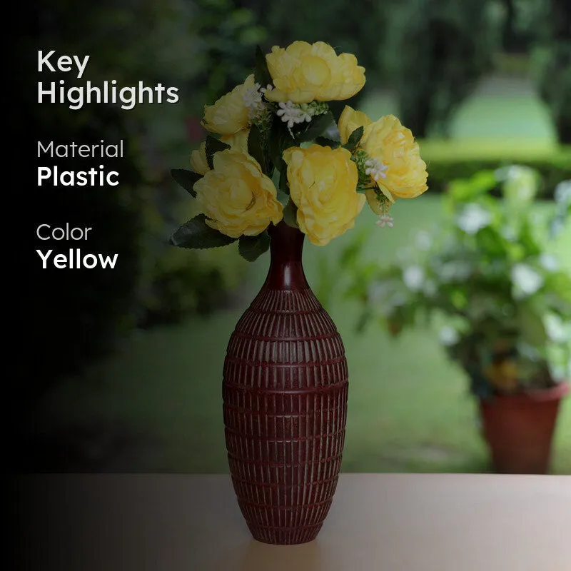 Fiora Artificial Rose (Yellow)  Set of Two media 2