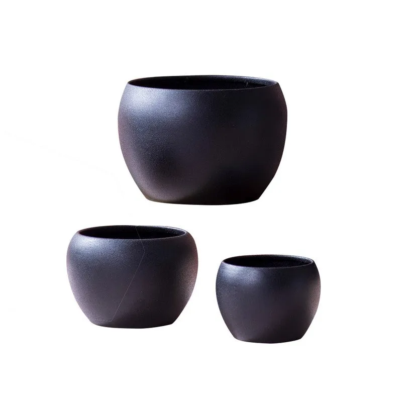 LeafNest Mild Steel Planter (Blue) - Set Of Three media 6