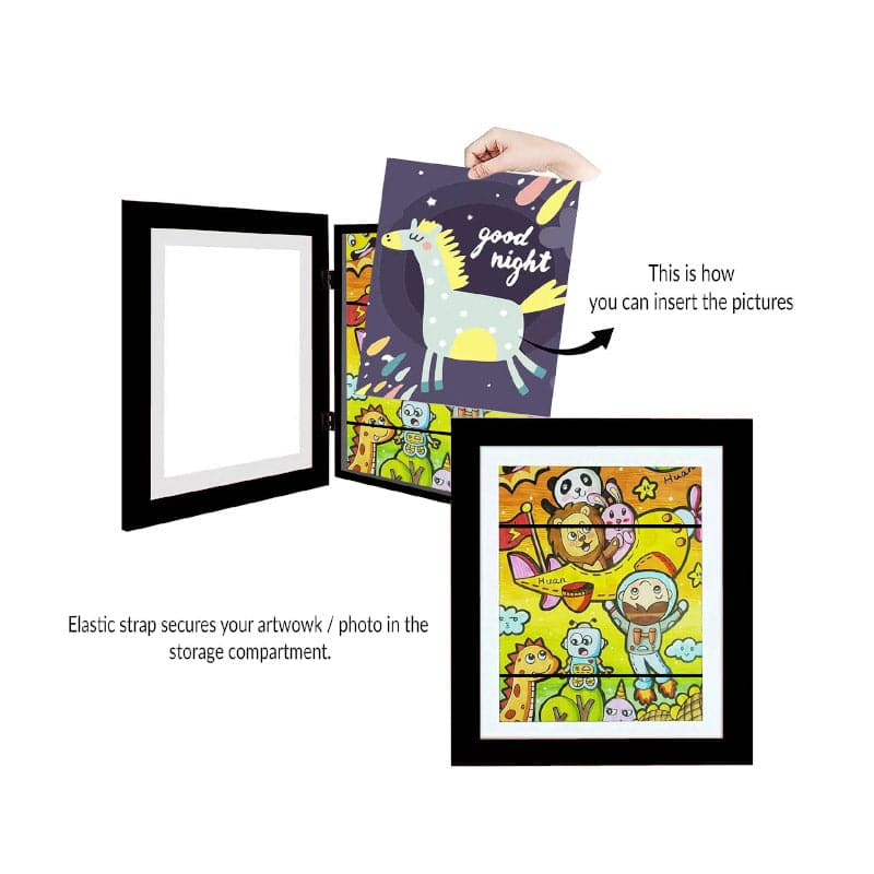 Kiddo Art Photo Frame - Black media 6
