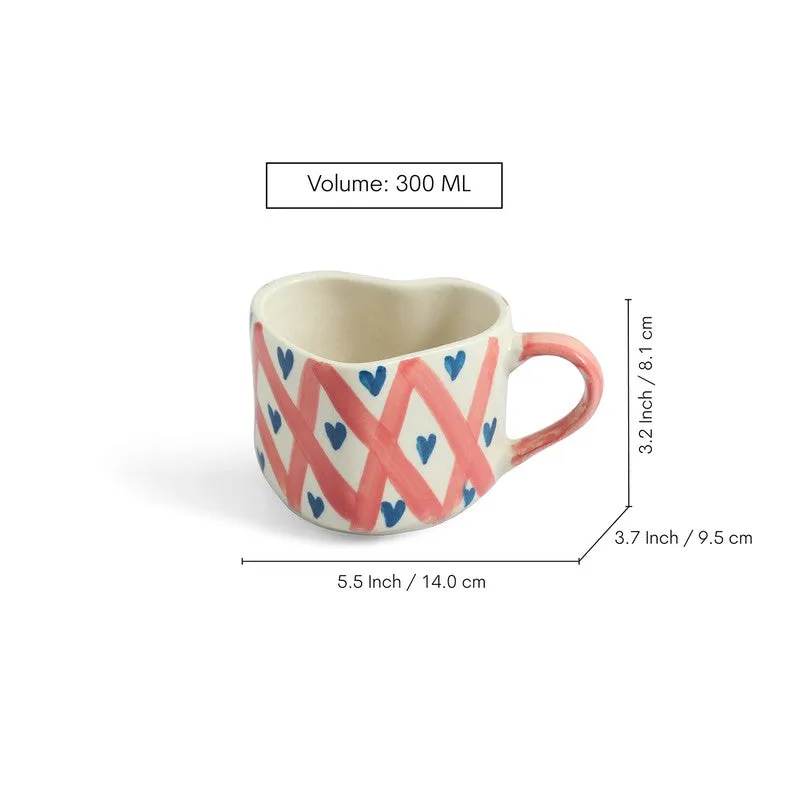 Sweetheart Ceramic Coffee Mug (300 mL Each) - Set Of Six media 7