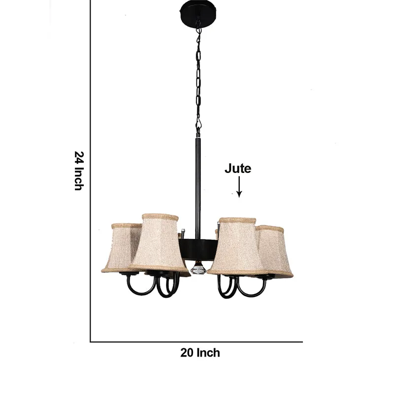 Bellona Conical Viya Ceiling Lamp - Beige media 5