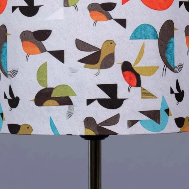 Origami Birds Fabric Table Lamp - Multicolor media 7