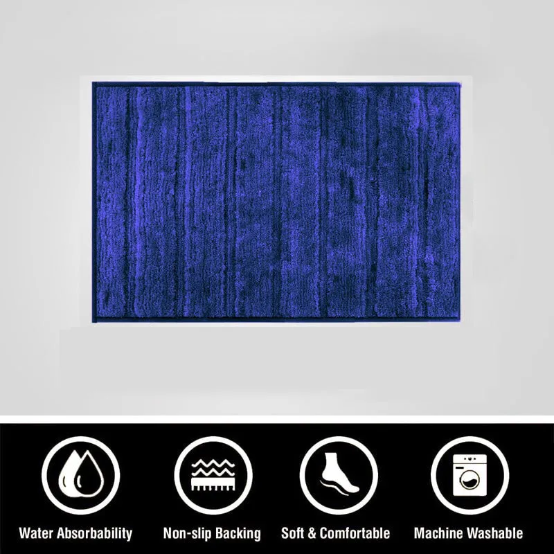 Toronto Touch Microfiber Bath Mat - Blue media 8