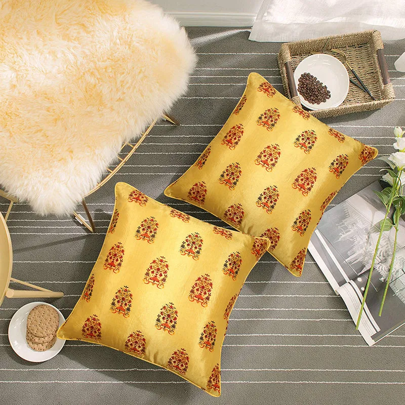 Rajwada Tales Printed Cushion Cover - Set Of Two media 3