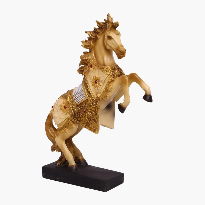 Regal Horse Polyresin Showpiece (13 inches) media 3