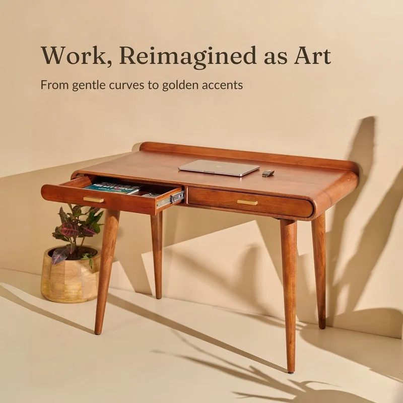 Elan Brown Wooden Table media 8