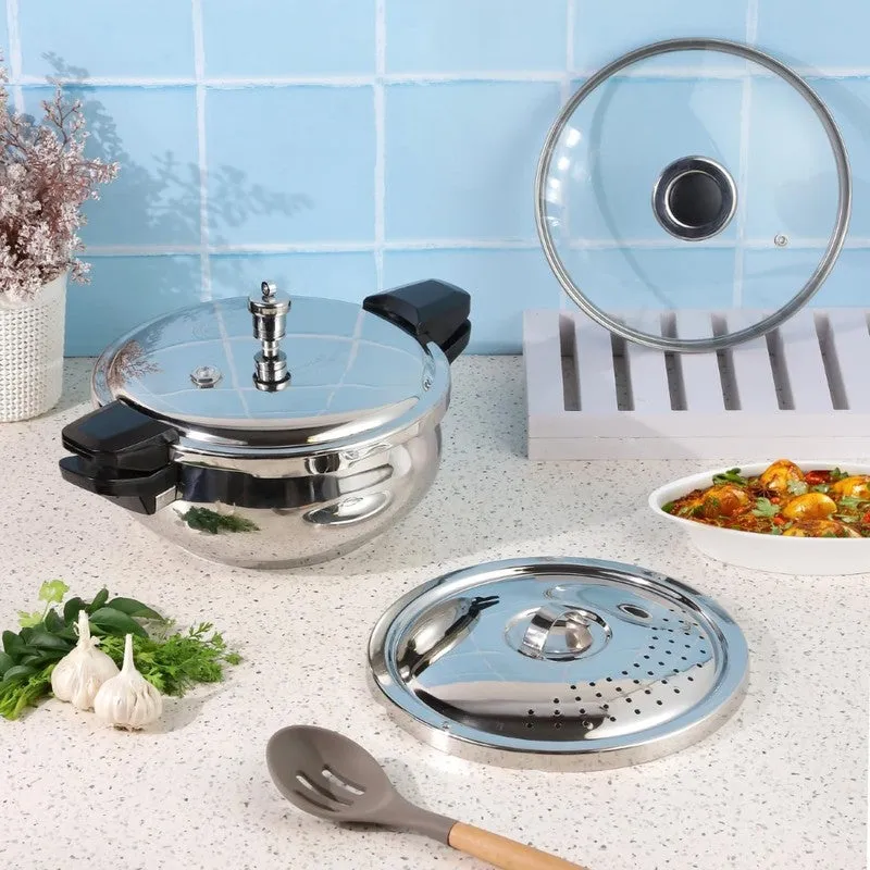 Vinod Claryon Pressure Cooker Stainless Steel - 3500 mL media 1