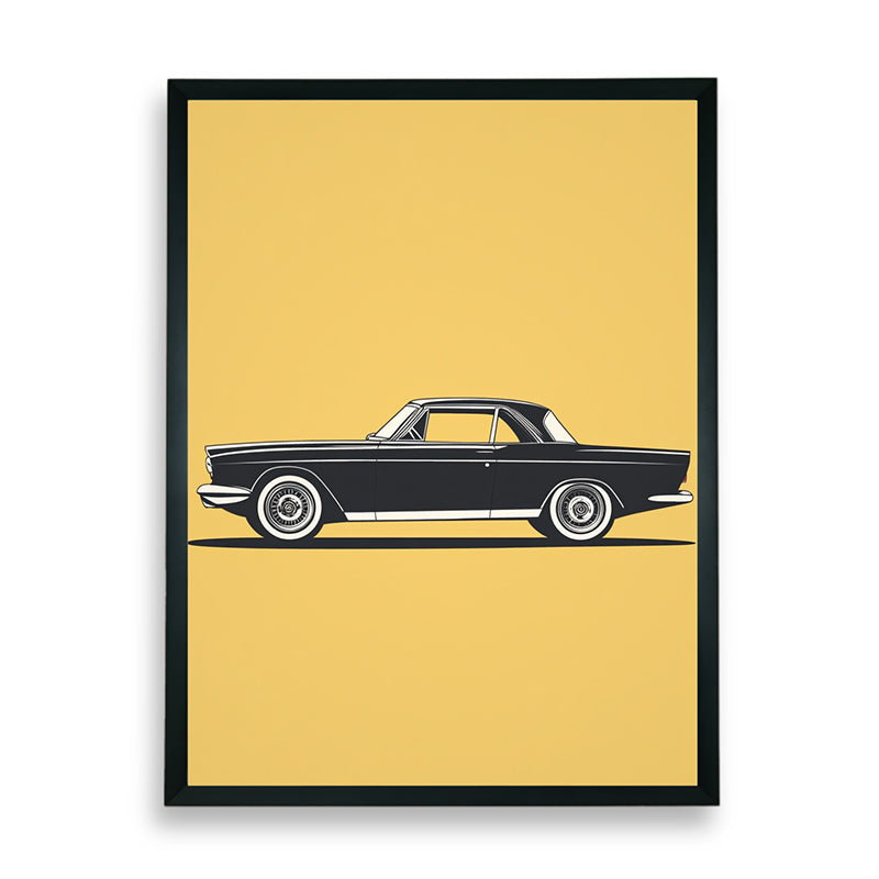 Vintage Car Wall Art With Resin Frame media 7