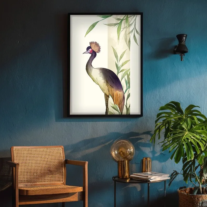 Tranquil Perch Botanical Archival Paper Wall Art With Frame media 4