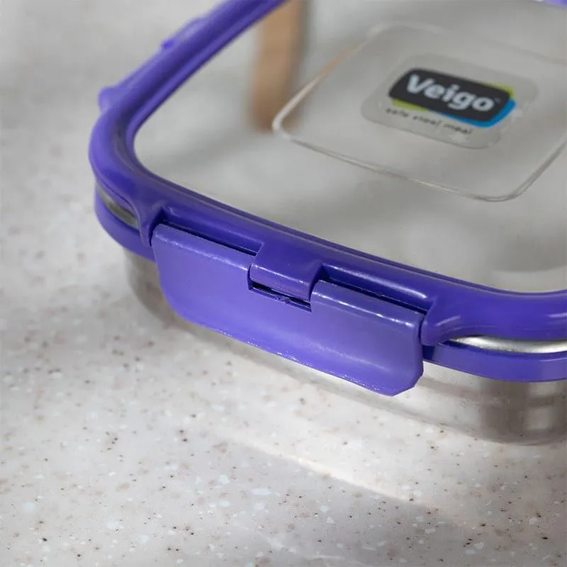 Ritaro Lunch Box (Violet) - 550 mL media 4