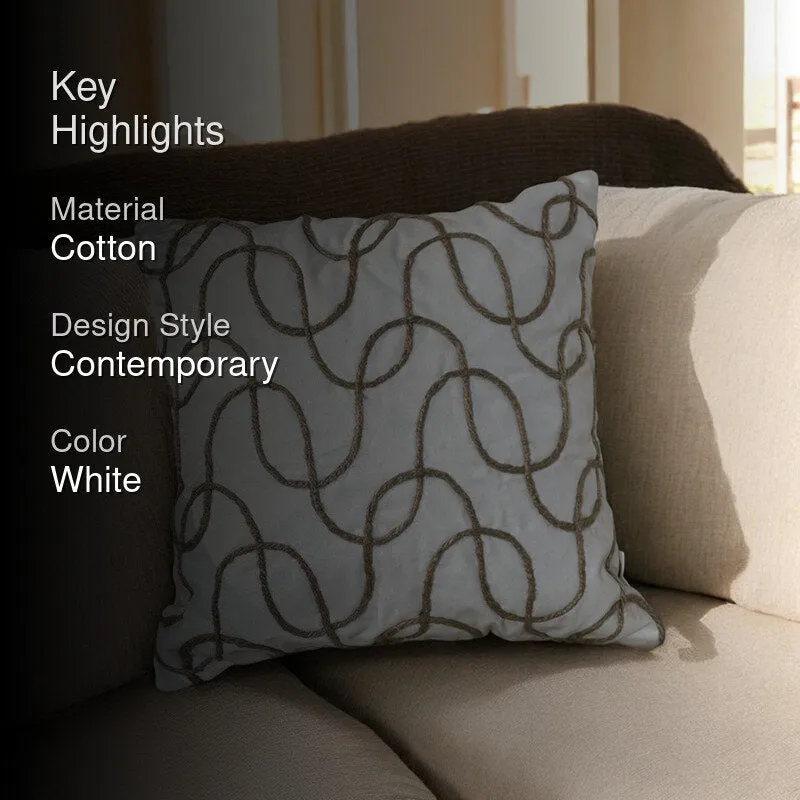 Abstract Swirls Tufted Cushion Cover Set media 2