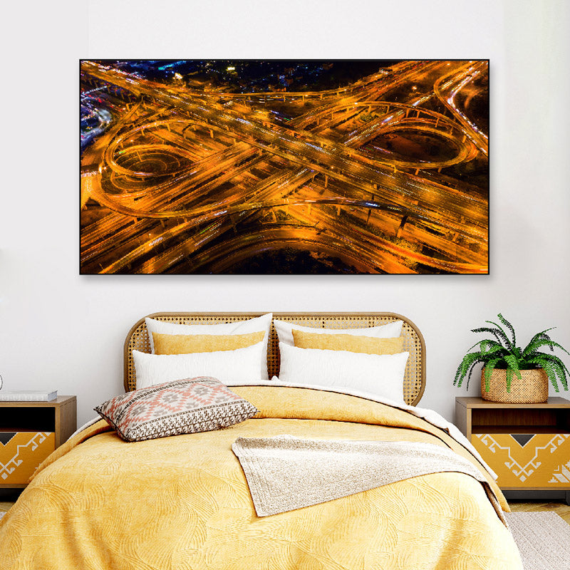 Highway Rush Canvas Wall Painting