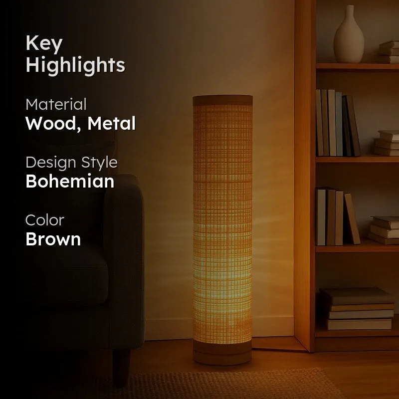 Serenity Wooden Floor Lamp media 2