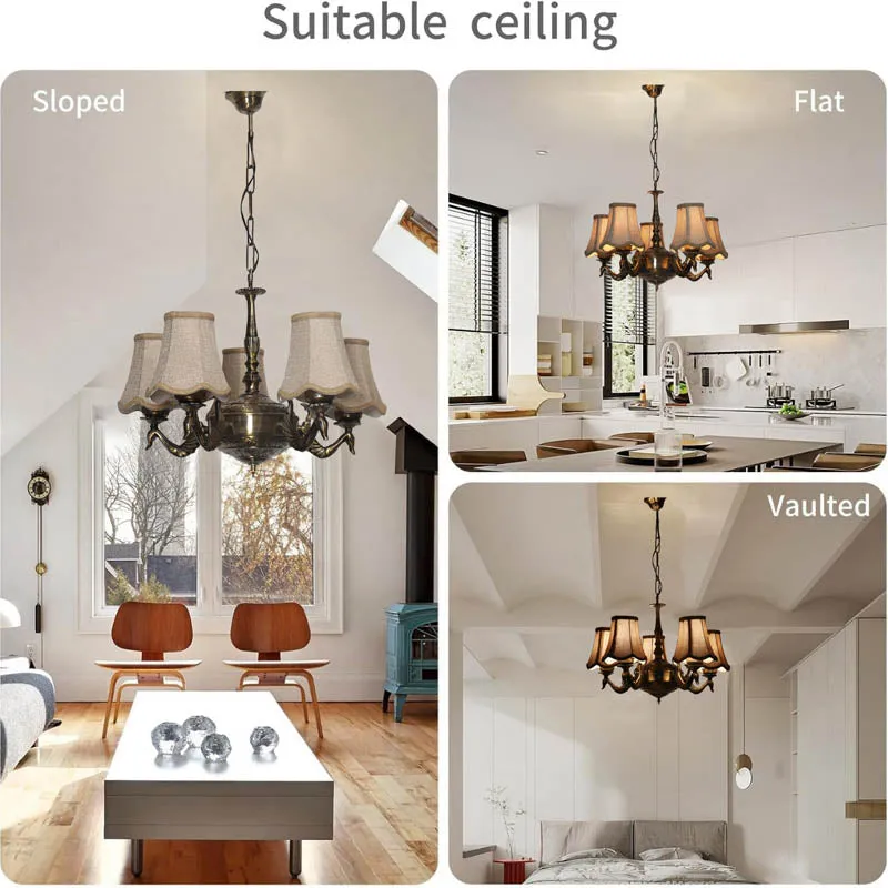 Mrnala Conical Golden Antique Ceiling Lamp media 5