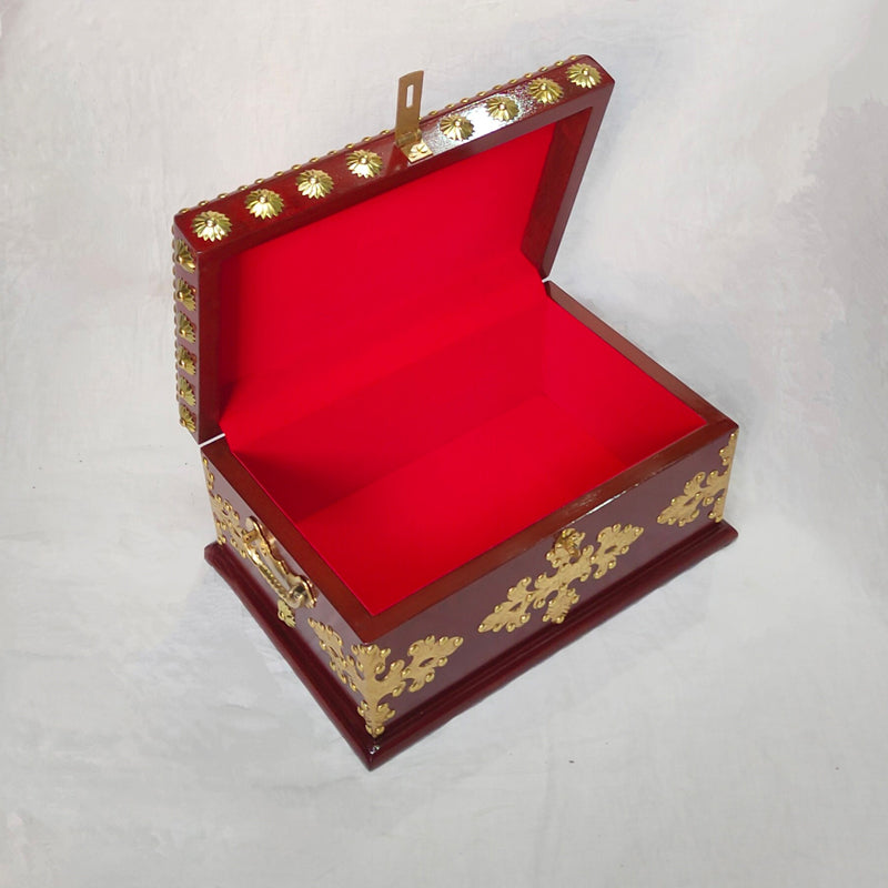 Trela Decorative Wood Jewel Box - Brown media 4
