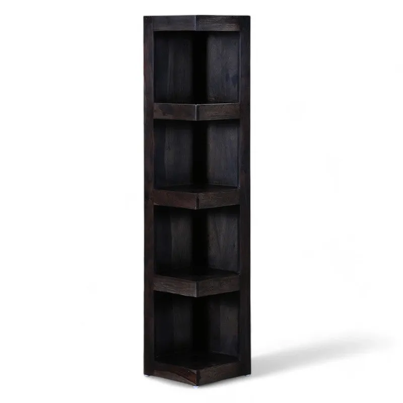 Wverox Sheesham Wooden Wall & Book Shelve - Brown media 5