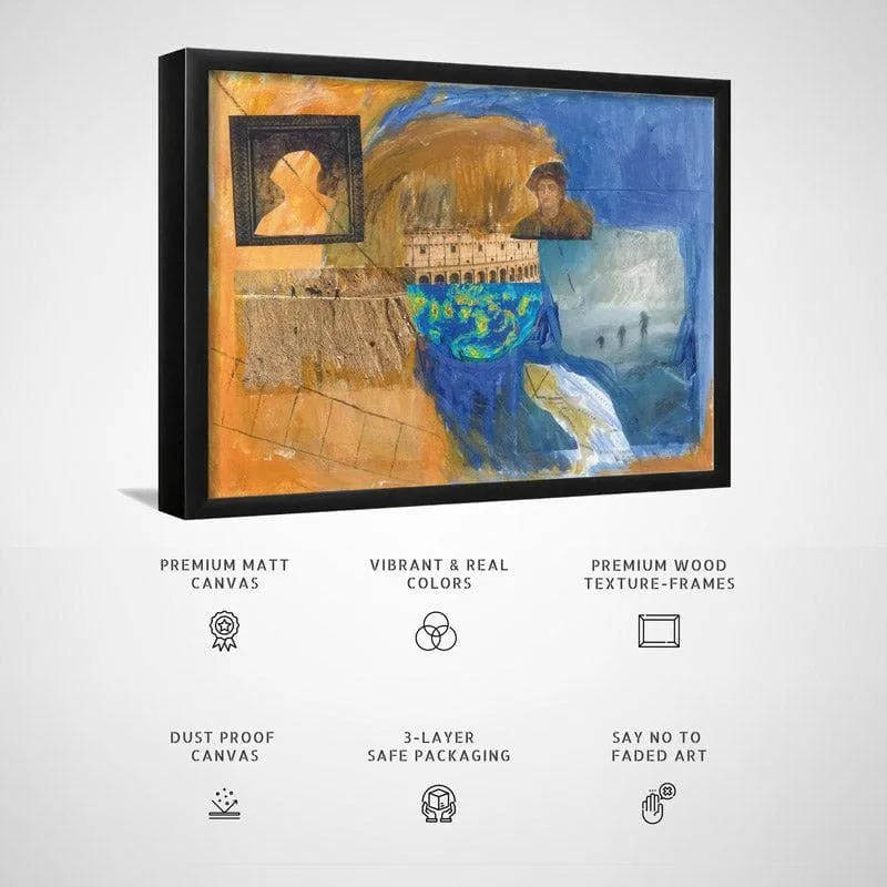 Fall Of Empire Canvas Wall Painting - Black Frame media 5