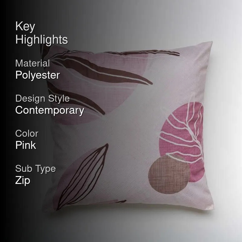Leafy Bliss Printed Cushion Cover media 2