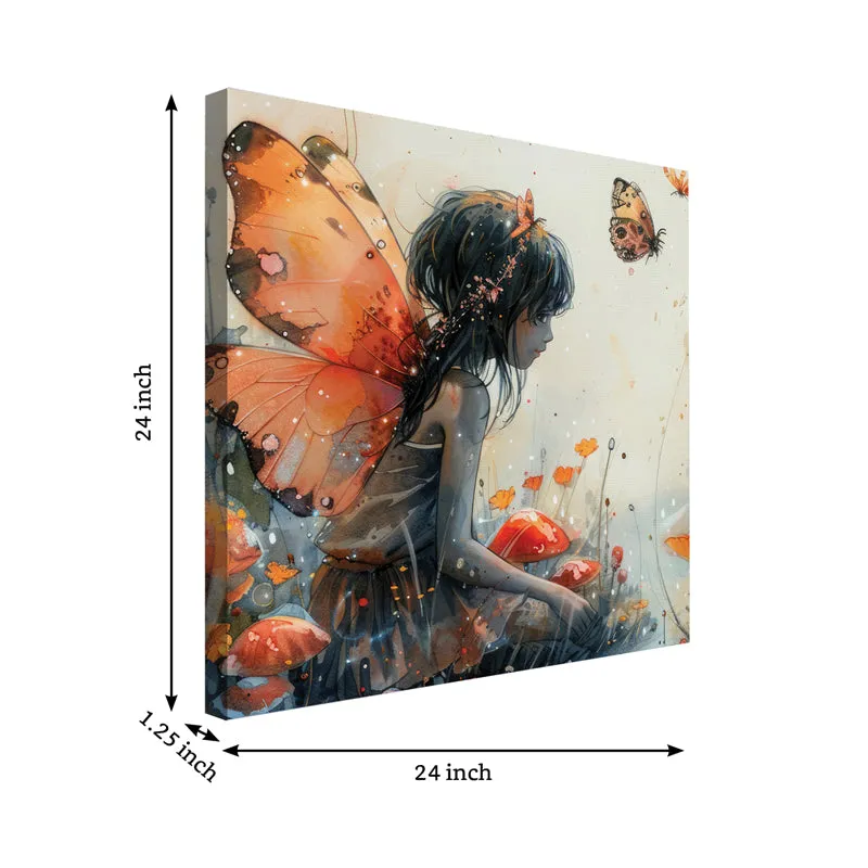 Butterfly Angel Canvas Wall Art media 6