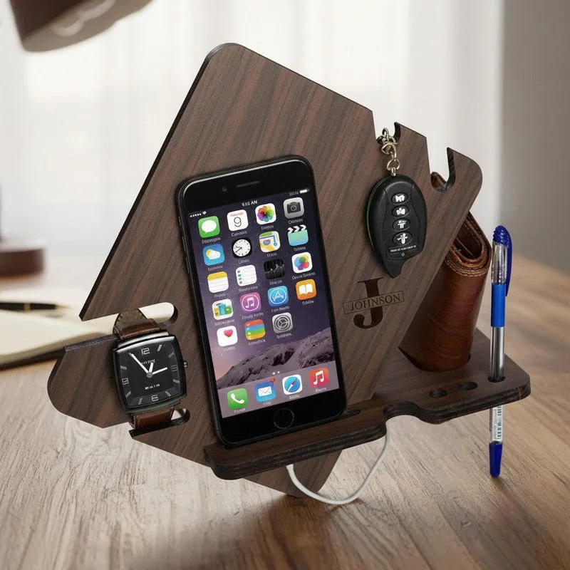 DeskMate MDF Desk Organiser - Brown media 1