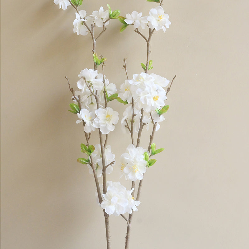 Lunis Artificial Flower Stick (White) - Set Of Two media 4