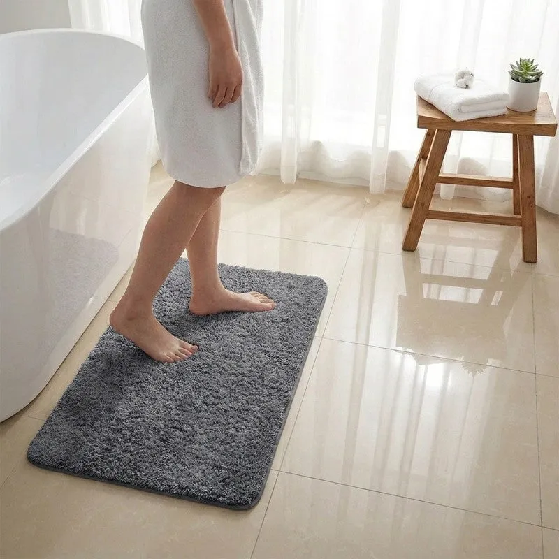 BathEase Anti Skid Bath Mats - Grey media 1