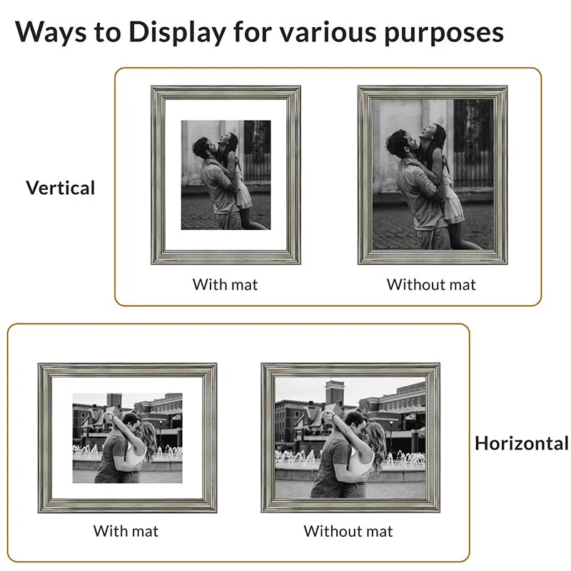 Troy Charm Photo Frame (Silver) - Set Of Four media 5