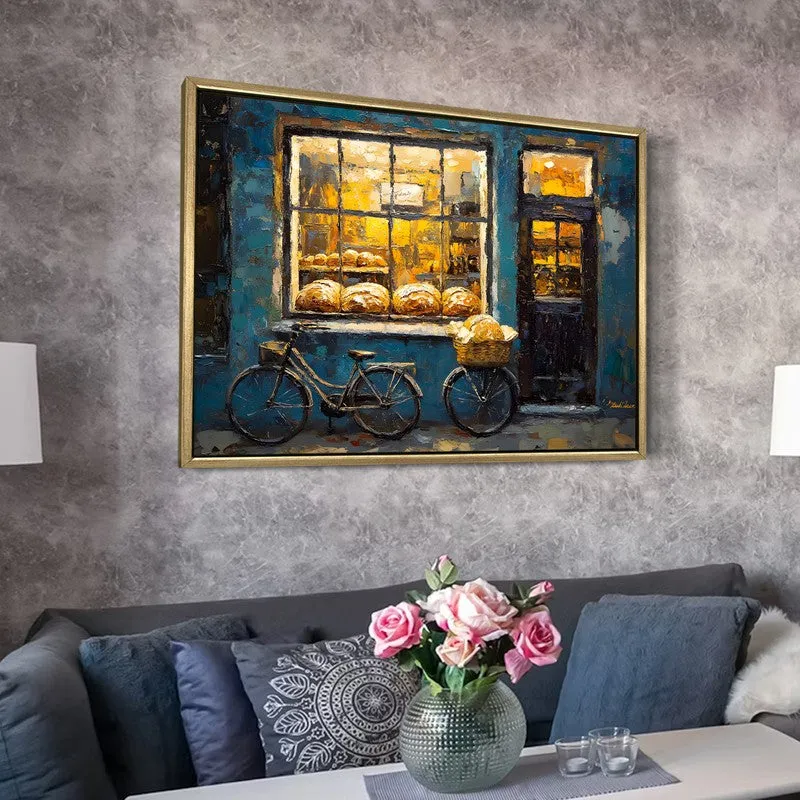 Artisan Bread Canvas Wall Painting With Frame media 6