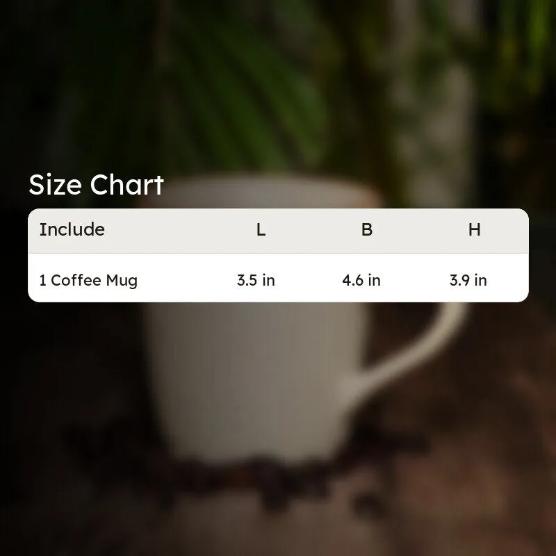 Ceramic Ceramic Coffee Mug (300 mL) - Beige media 6