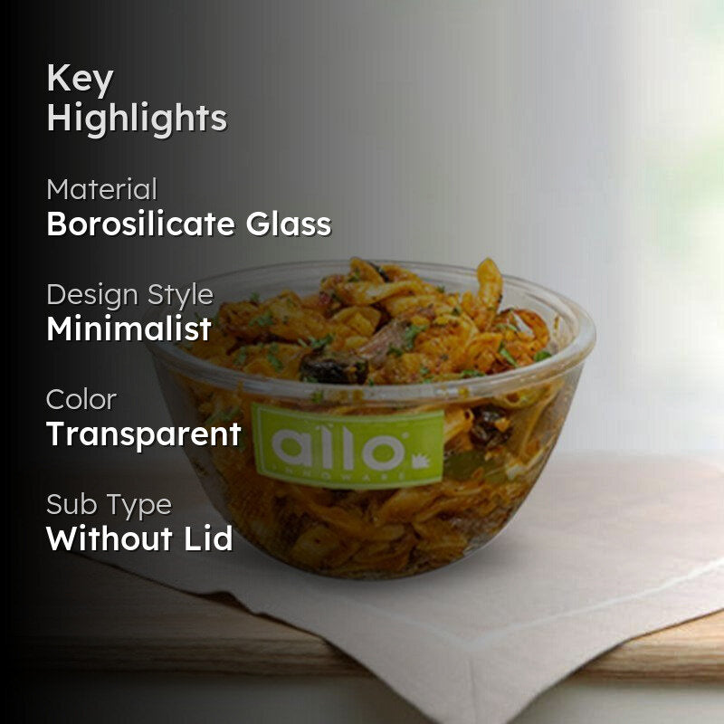 Nyra Glass Mixing Bowl - 500 mL media 2