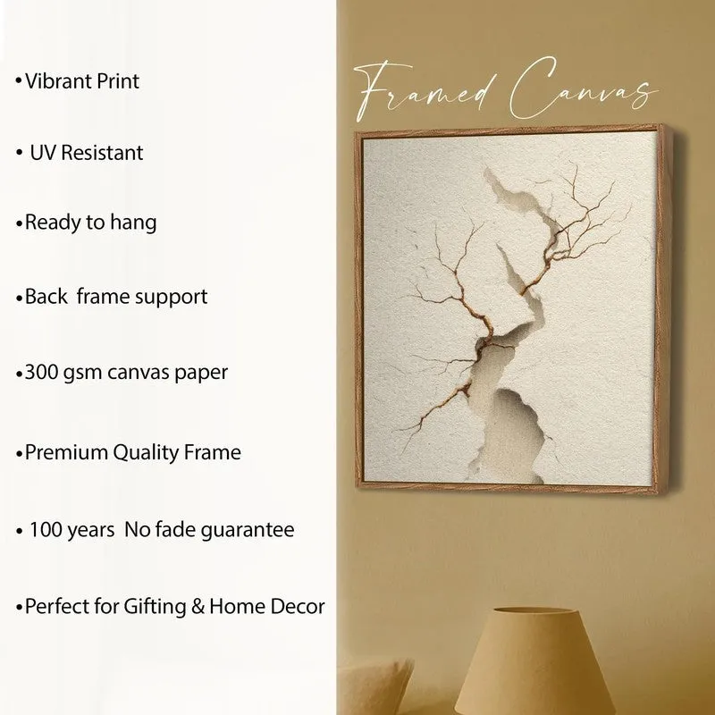 Fractured Form Canvas Wall Art With Frame media 6
