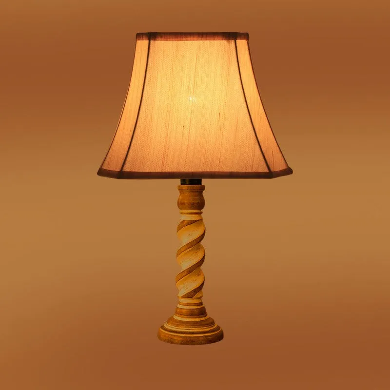 Modera Ryno Wooden Table Lamp - OffWhite media 7