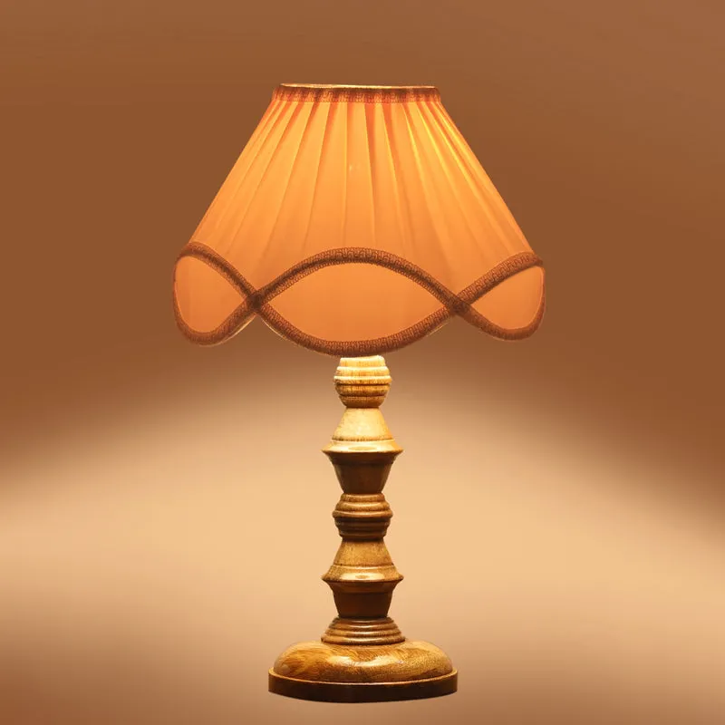 Valencia Timber Wooden Table Lamp media 5