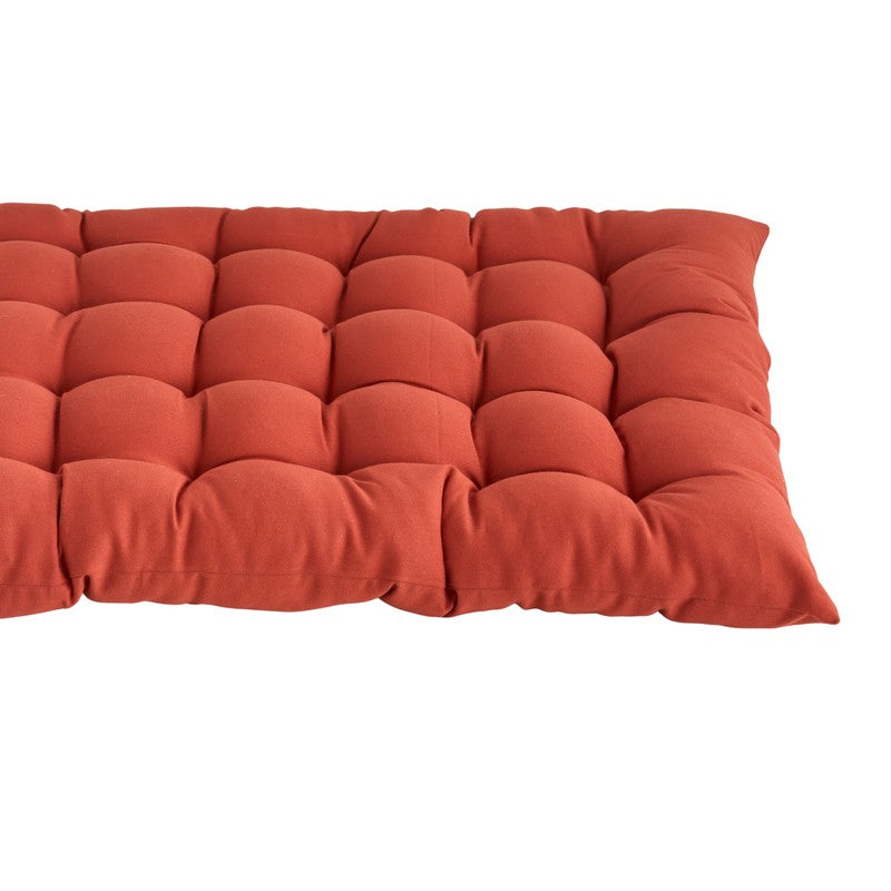 Travis Cotton Floor Cushion - Terracotta Brown media 4