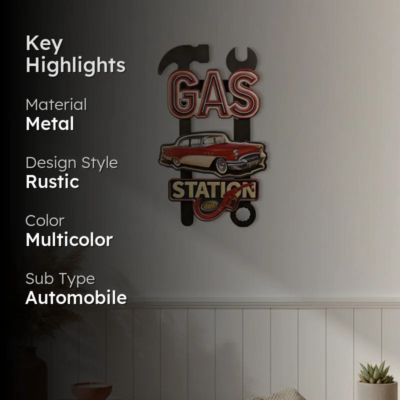 Gas Tool Retro Metal Wall Accent media 2