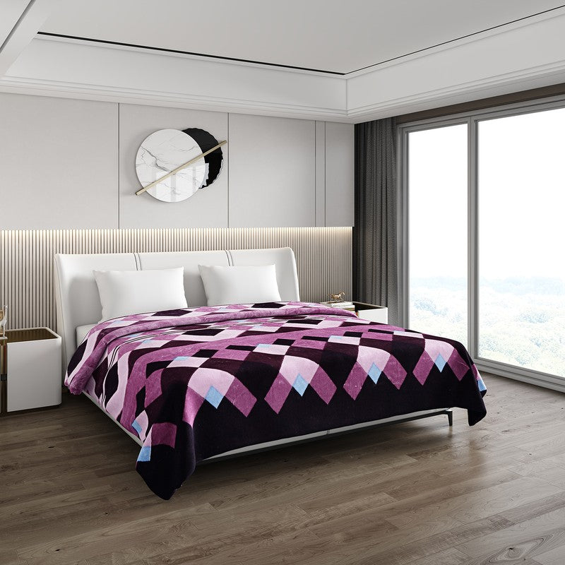 Monte Carlo Twilight Diamond Blanket - 550 GSM - Queen/Double