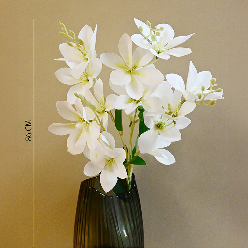 Violaire Artificial Flower Stick - White media 7