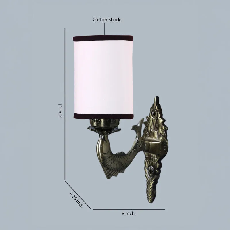 Ziada Stiva Metal Wall Lamp - White media 4
