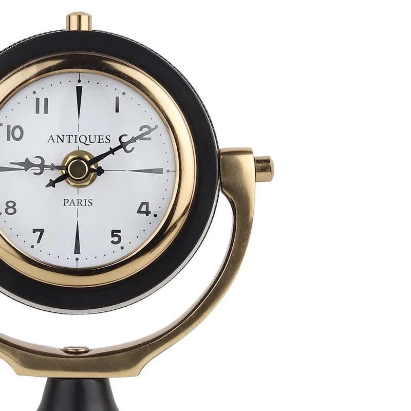 Designer Black and Gold Table Clock media 6