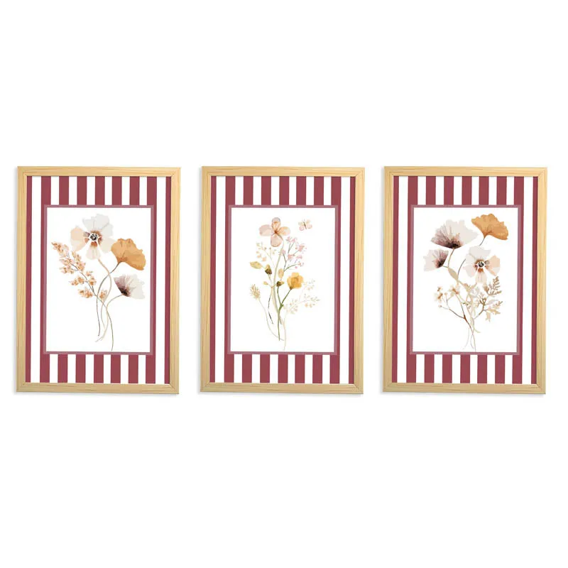 Ardria Bloom Paper Wall Art - Set Of Three media 4