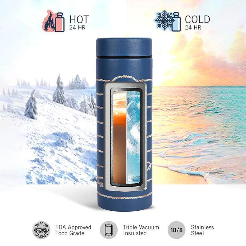 Nautica Vitae Luxe Insulated Stainless Steel Hot & Cold Travel Bottle - 500 mL media 5