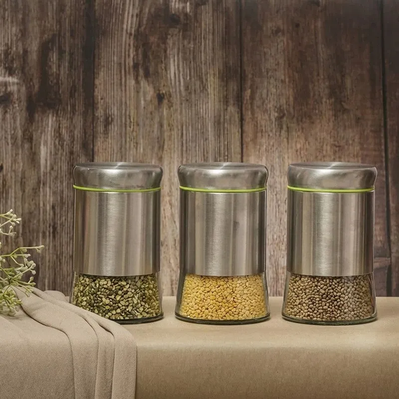 Clear Nest Stainless Steel Jar (550 mL Each) - Set Of Six media 5
