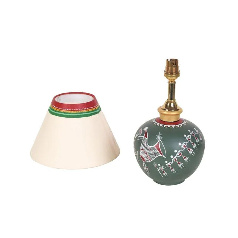 Faadya Terracotta Table Lamp - Multicolor media 5