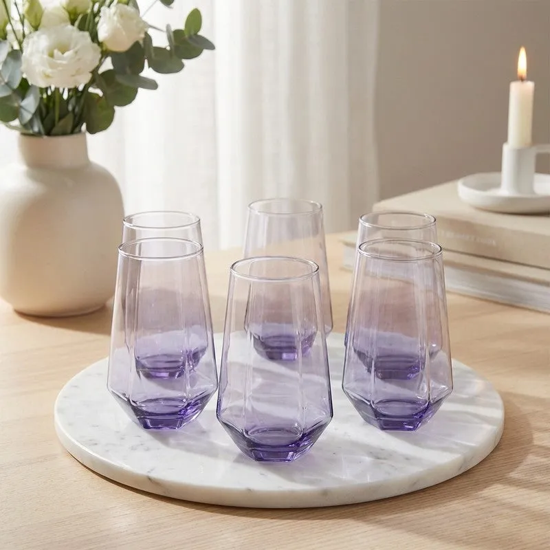 Spherical Mojito Glasses (Transparent,350 mL) - Set Of Six media 1