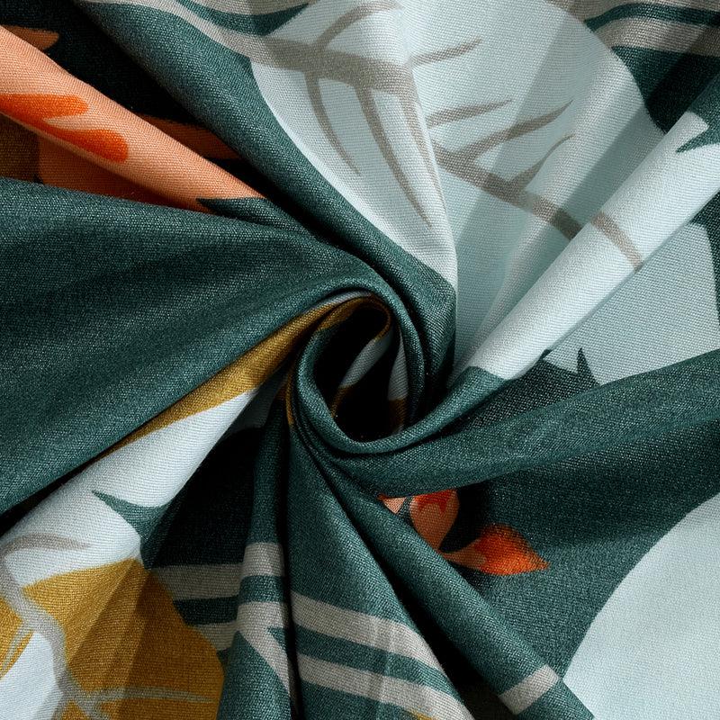 Finley Floral Cotton Blend Bedsheet - 150 GSM media 5
