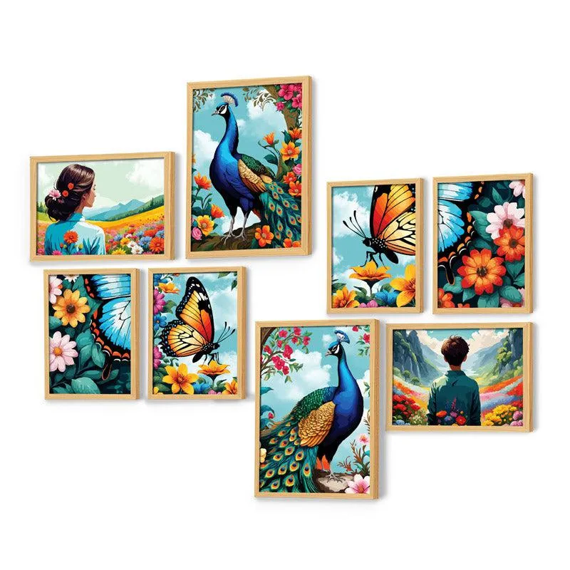 Outburst Of Nature Wall Art - Set Of Eight media 3