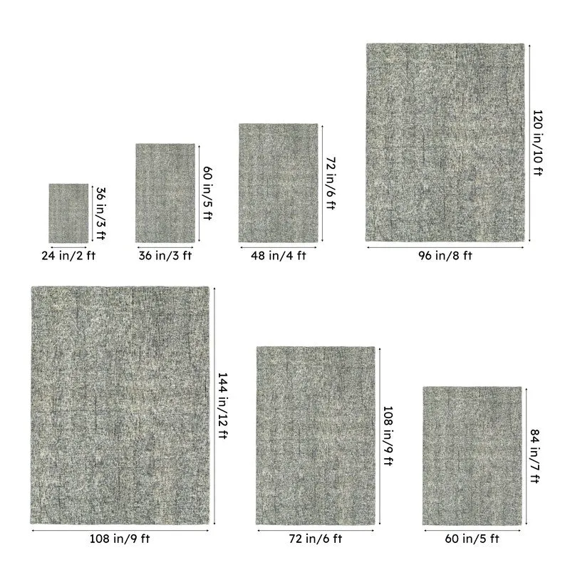 Handloom Hand Tufted Harmony Wool Rug - Blue & Brown media 14