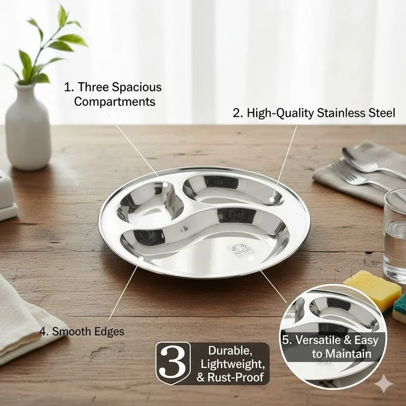 Servia Stainless Steel Dinner Plate media 4