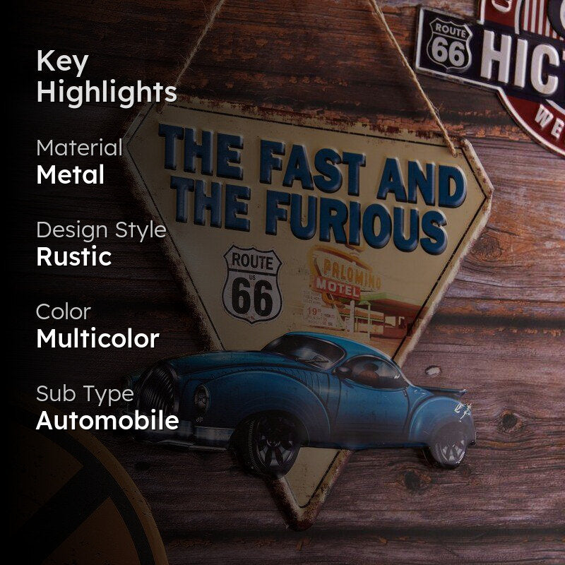 The Fast And The Furious Metal Wall Accent media 2
