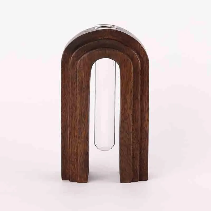 Inverted U Testube Planter - Dark Brown media 5